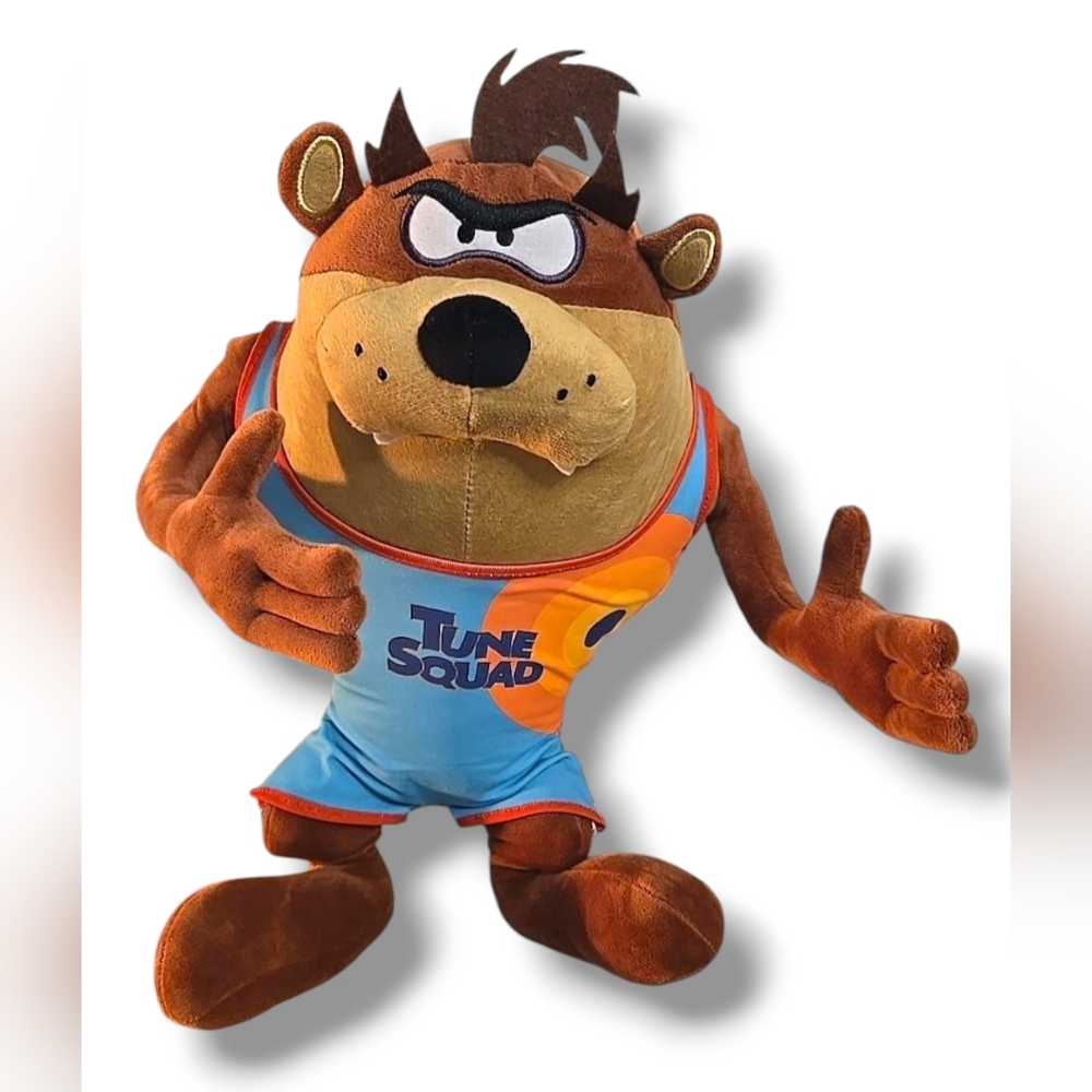 Space Jam a New Legacy Tune Squad Plush TAZ Tasmanian Devil Basketball 16" NWT
